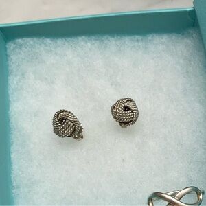 Tiffany & Co Somerset Twisted Love Knot Earrings